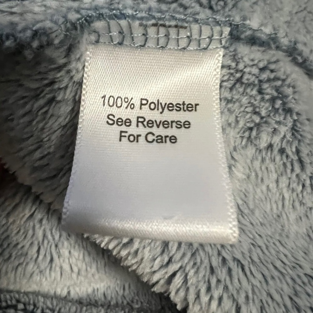 Vera Bradley Plush Fleece Robe S/M~ Warm And Cozy~ Blue Gray. - Picture 6 of 9